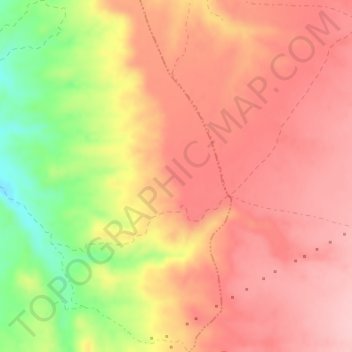 Mappa topografica Llanos de la Parra, altitudine, rilievo