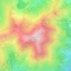 Mappa topografica Monte d'Oro, altitudine, rilievo