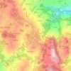 Mappa topografica Sant'Antonio di Pavullo, altitudine, rilievo