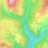 Mappa topografica Les Côtes, altitudine, rilievo