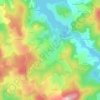Mappa topografica Vissingy, altitudine, rilievo