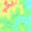 Mappa topografica Vaderahalli, altitudine, rilievo