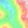 Mappa topografica Les Ars Dessus, altitudine, rilievo