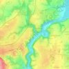 Mappa topografica La Grande Vigne, altitudine, rilievo