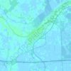 Mappa topografica Migliarino, altitudine, rilievo