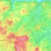 Mappa topografica Fongeneuil, altitudine, rilievo