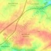 Mappa topografica La Mennerie, altitudine, rilievo