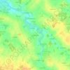 Mappa topografica Sainte-Victoire, altitudine, rilievo