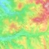 Mappa topografica Tauty, altitudine, rilievo