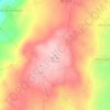 Mappa topografica Rainha, altitudine, rilievo