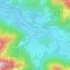 Mappa topografica Geitau, altitudine, rilievo
