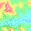 Mappa topografica San Vito sul Cesano, altitudine, rilievo