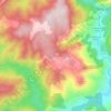 Mappa topografica la Benachera, altitudine, rilievo