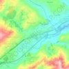 Mappa topografica Piano d'Accio, altitudine, rilievo