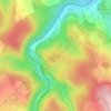 Mappa topografica Hohenstein, altitudine, rilievo