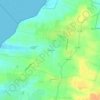 Mappa topografica Les Salles, altitudine, rilievo