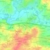 Mappa topografica L'Étang, altitudine, rilievo