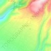Mappa topografica Malchinguí, altitudine, rilievo