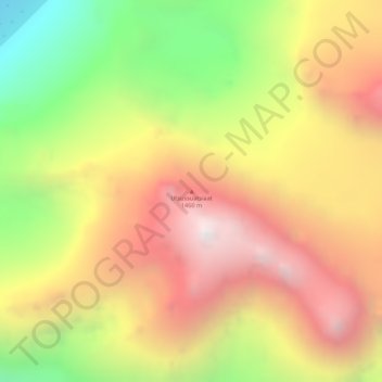 Mappa topografica Utsussuatsiaat, altitudine, rilievo