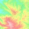 Mappa topografica Besteiros, altitudine, rilievo