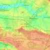 Mappa topografica Les Clayes-sous-Bois, altitudine, rilievo