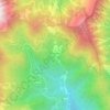 Mappa topografica Acquarossa, altitudine, rilievo