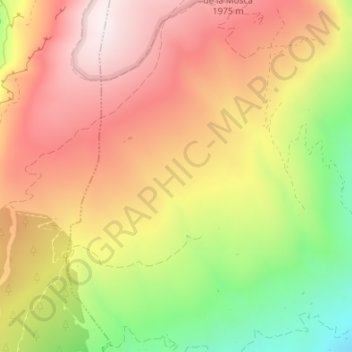 Mappa topografica El Encinarillo, altitudine, rilievo