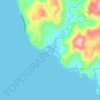 Mappa topografica Malayog, altitudine, rilievo