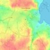 Mappa topografica Lanvalou, altitudine, rilievo