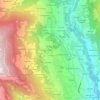 Mappa topografica Les Fiou, altitudine, rilievo
