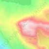 Mappa topografica Slioch, altitudine, rilievo