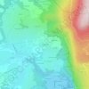 Mappa topografica Les Giffards, altitudine, rilievo