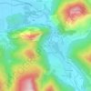 Mappa topografica Ladivert, altitudine, rilievo
