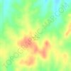 Mappa topografica Tabor Hill, altitudine, rilievo