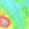 Mappa topografica Pfeffikon, altitudine, rilievo