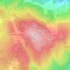 Mappa topografica Cruzes, altitudine, rilievo