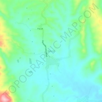 Mappa topografica Kiling, altitudine, rilievo