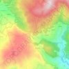 Mappa topografica Padrões, altitudine, rilievo