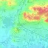 Mappa topografica Le Champ des Haies, altitudine, rilievo