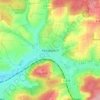 Mappa topografica Königsbach, altitudine, rilievo