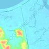 Mappa topografica Bobolusan, altitudine, rilievo