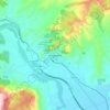 Mappa topografica Καλαμπάκα, altitudine, rilievo