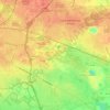 Mappa topografica La Roe, altitudine, rilievo