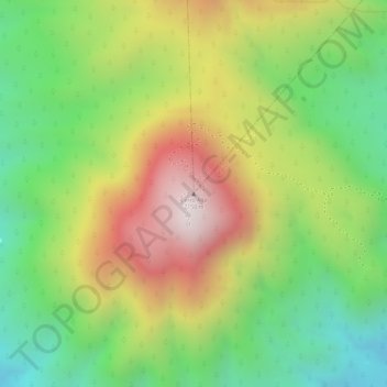 Mappa topografica Cerro Alto, altitudine, rilievo