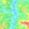 Mappa topografica La Tournepique, altitudine, rilievo