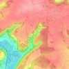 Mappa topografica Flandre, altitudine, rilievo
