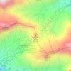 Mappa topografica Pizzo della Sella, altitudine, rilievo