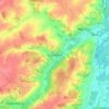 Mappa topografica Loonbeek, altitudine, rilievo