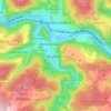 Mappa topografica Bergnassau, altitudine, rilievo
