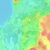 Mappa topografica Barza, altitudine, rilievo